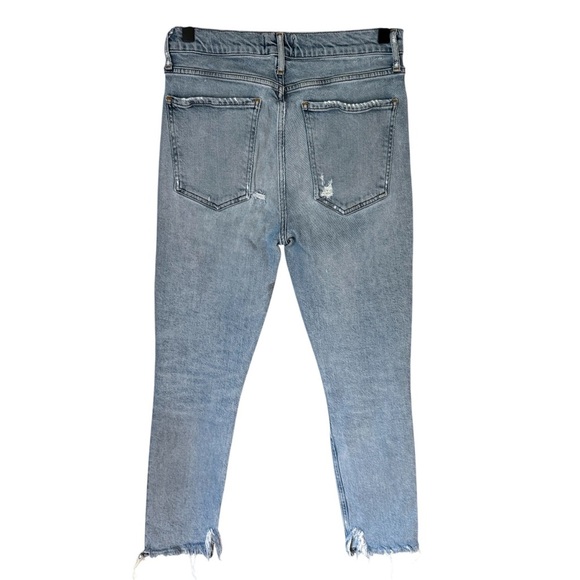 Agolde Women’s Nico High Rise Slim Distressed Button Fly Jeans Size 29 - Picture 2 of 11